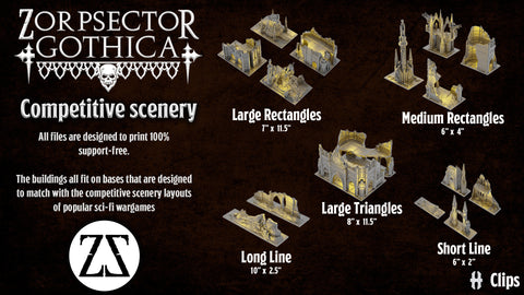 Competitive Wargaming Terrain ~ Zorpsector: Gothica