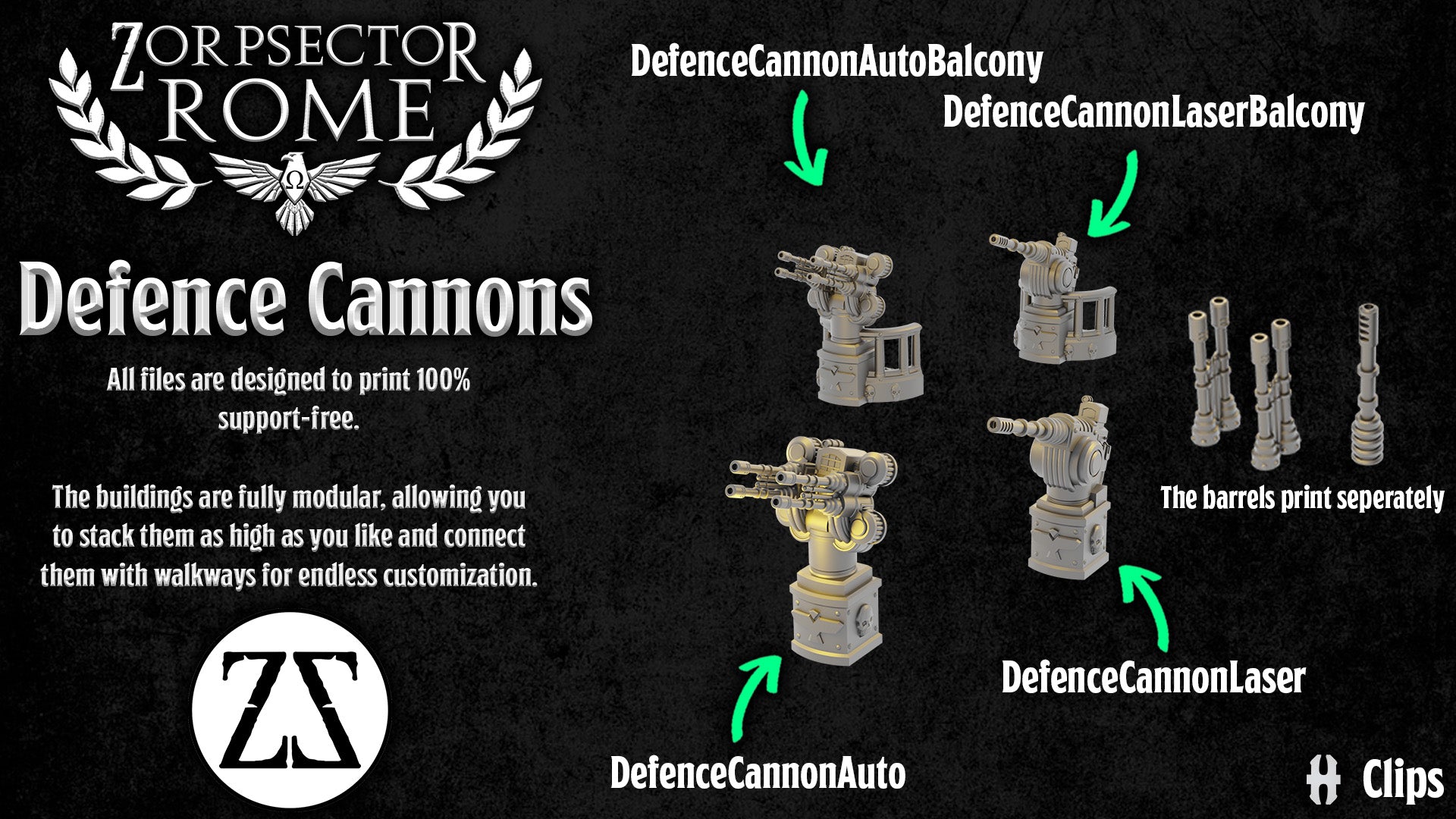 Defence Cannons ~ Zorpsector: Rome