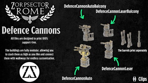Defence Cannons ~ Zorpsector: Rome