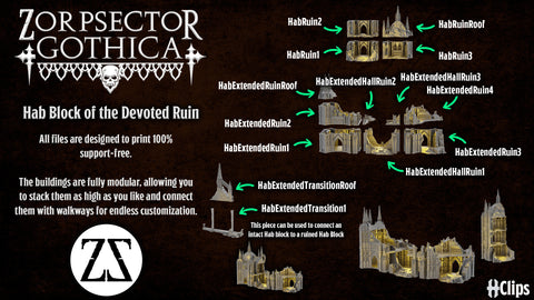 Hab Block Of the Devoted Ruin ~ Zorpsector: Gothica