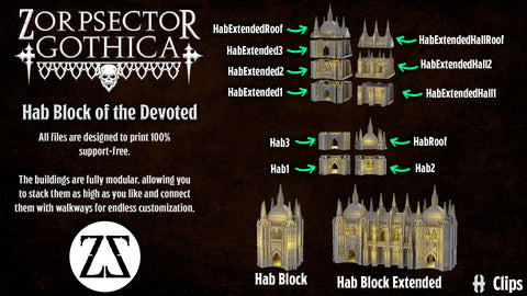 Hab Block of the Devoted ~ Zorpsector: Gothica