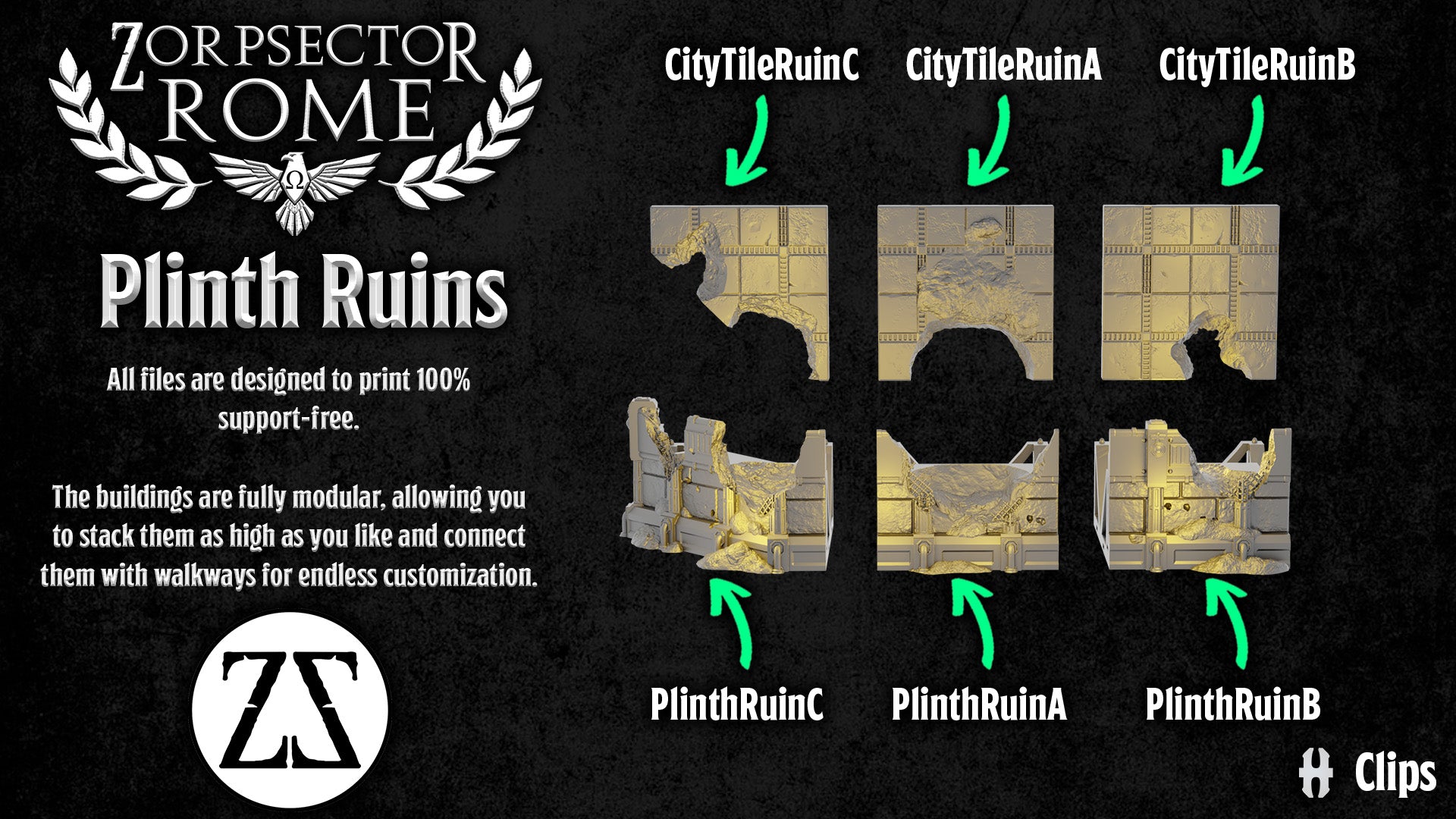 Plinths Ruined ~ Zorpsector: Rome