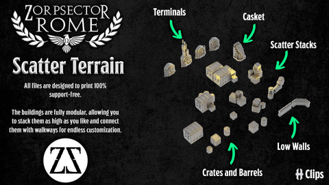 Scatter Terrain ~ Zorpsector: Rome